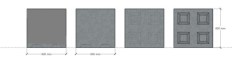 Betonový blok AB2R 800x800x800 mm (2)